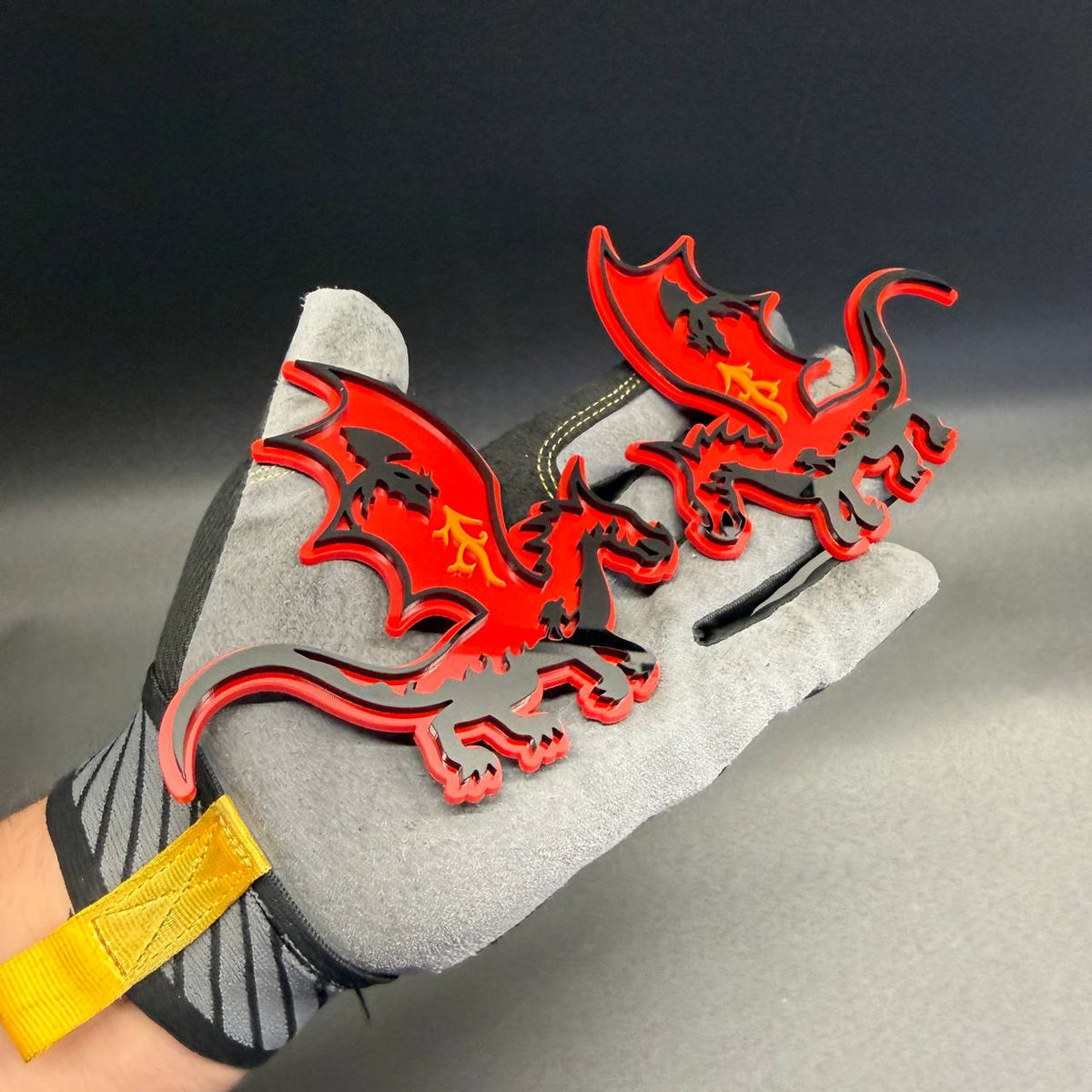 Dragon side fender badge for Ford Mustang Chevy Camaro Dodge Challenger and Charger
