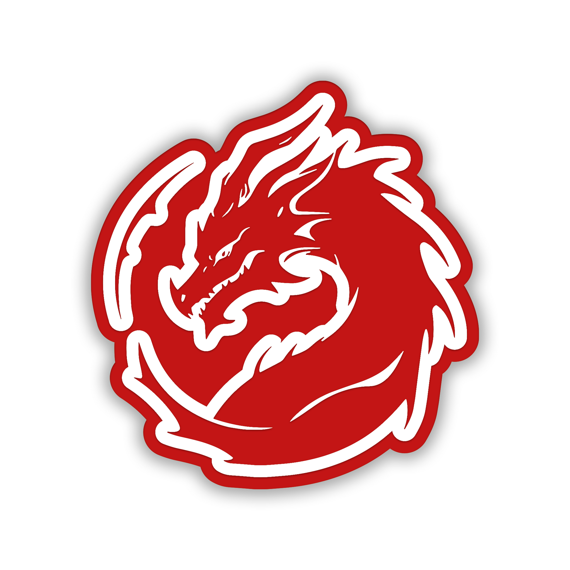 Dragon head exterior car badge for custom fender and vehicle decoration