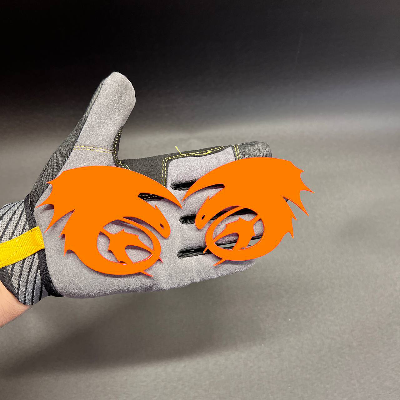 Custom dragon car badge hood emblem for Dodge, Ford, and Chevy enthusiast builds.