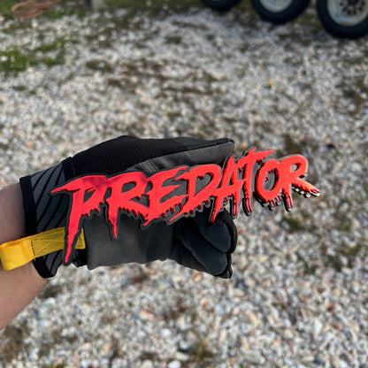 dripping font custom badge jeep wrangler aggressive offroad style emblem