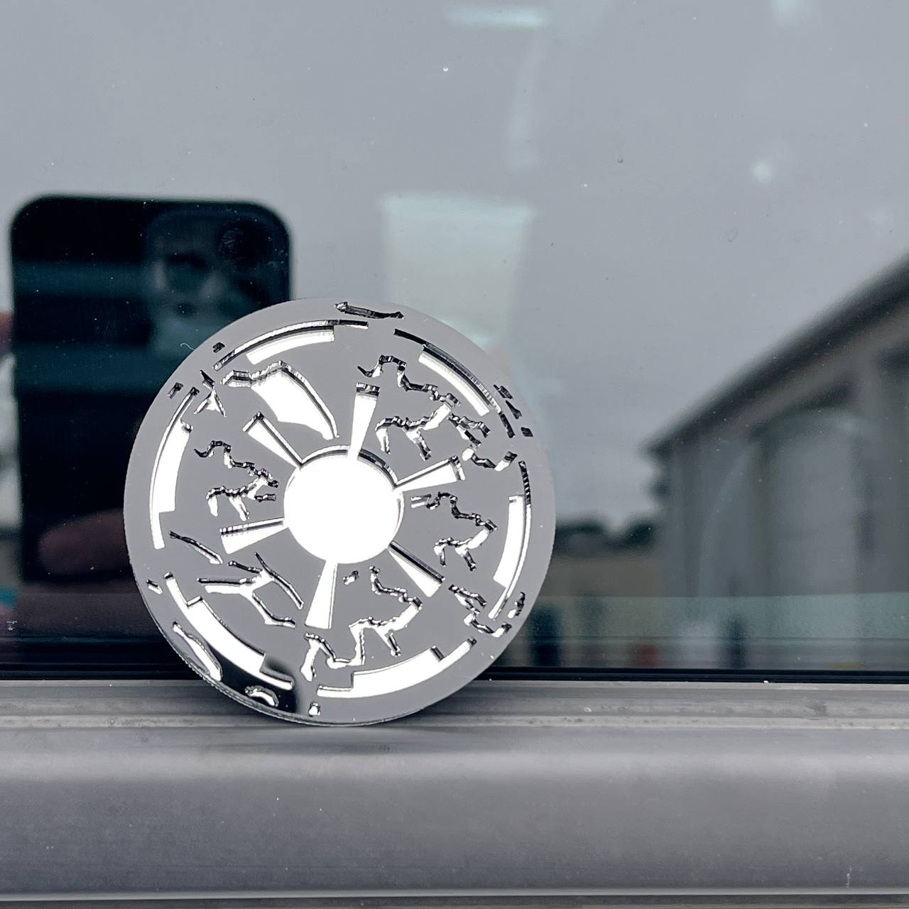 galactic empire star car badge for jeep wrangler offroad build