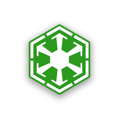 Custom sci fi vehicle emblem with precision engraved logo artwor