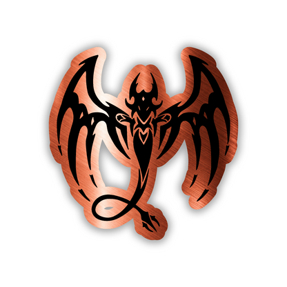 Custom Flying Devil vehicle emblem for fender, trunk, or exterior decoration