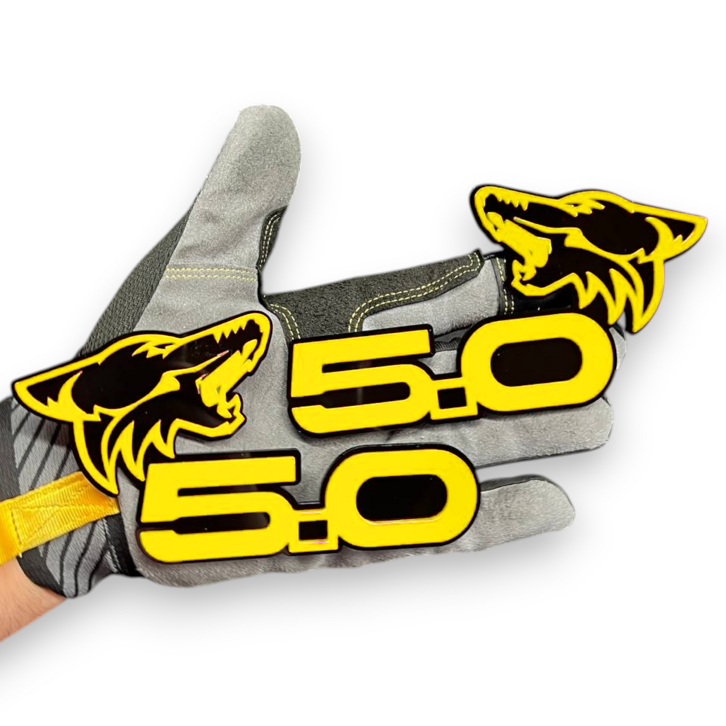 Aggressive Coyote engine emblem for custom your ford mustang