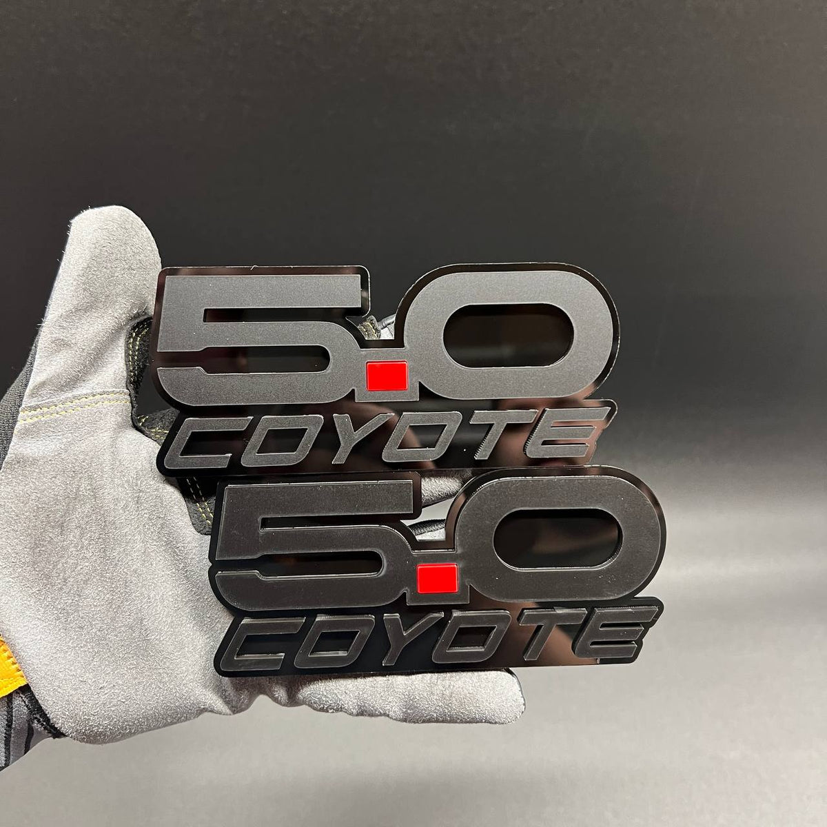 Mustang 5.0 Coyote car badge fender emblem for Ford GT V8