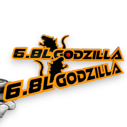 T-Rex style 6.8L emblem for Ford Super Duty truck