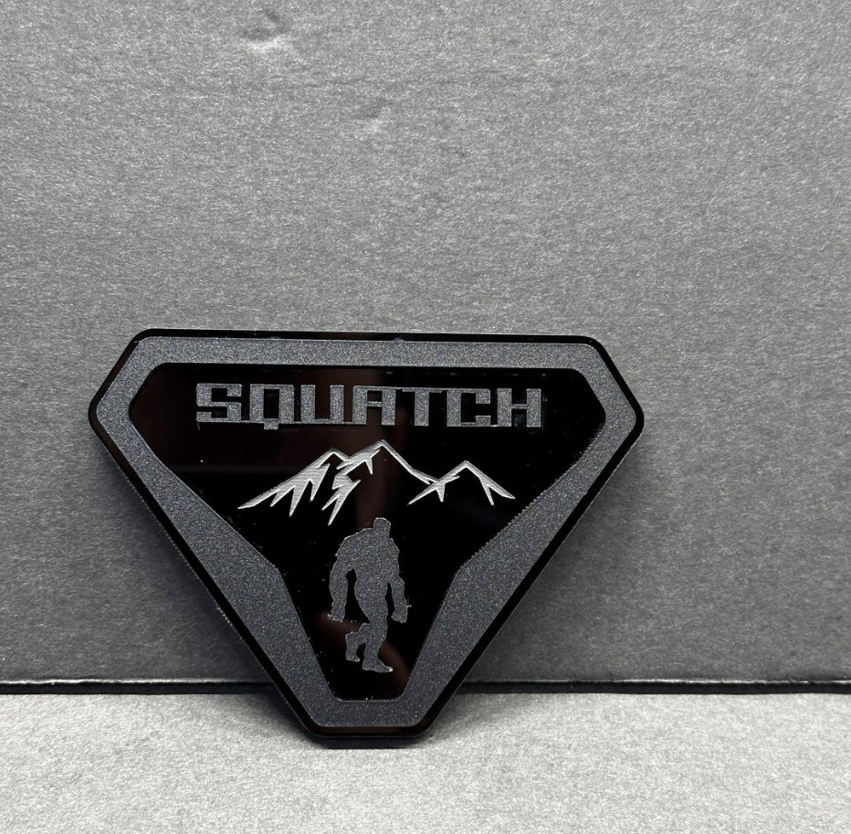 Sasquatch Bigfoot Badge for Ford Bronco Custom Off-Road Acrylic Car Emblem
