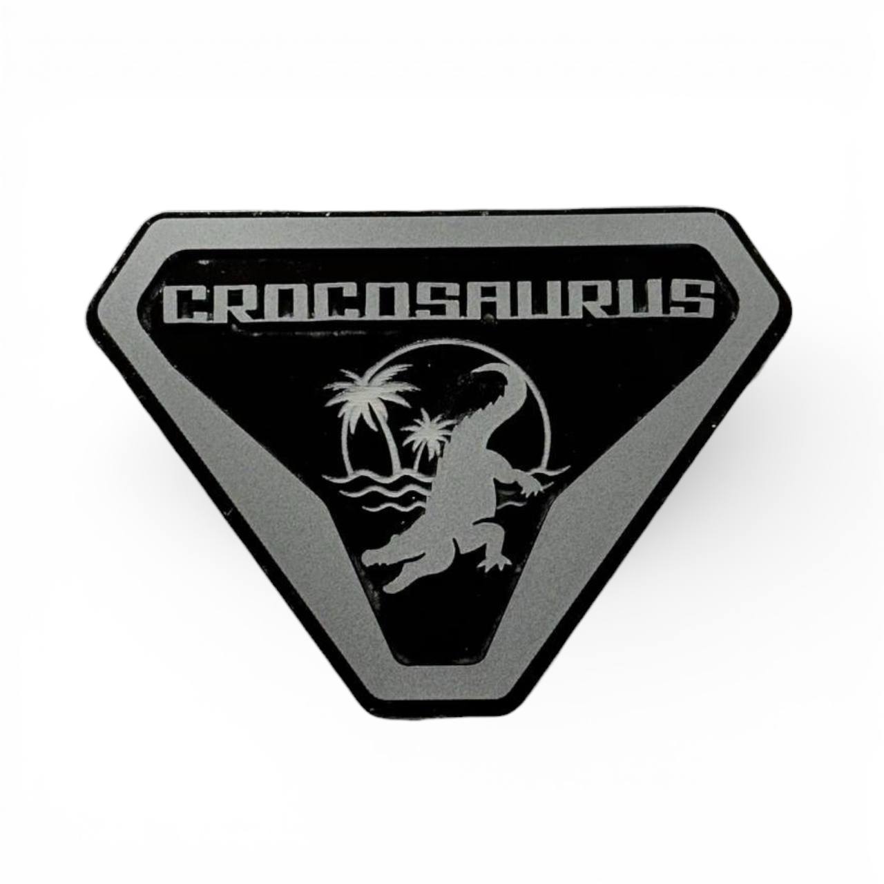 Crocodile and alligator Crocosaurus badge for Ford Bronco, custom acrylic off-road car emblem