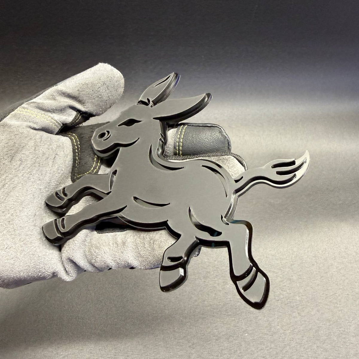 Donkey animal car emblem compatible with Ford Bronco exterior fender badge