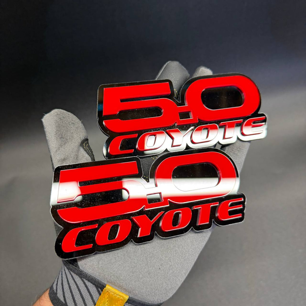 Coyote 5.0 V8 exterior car emblem for Ford Mustang GT