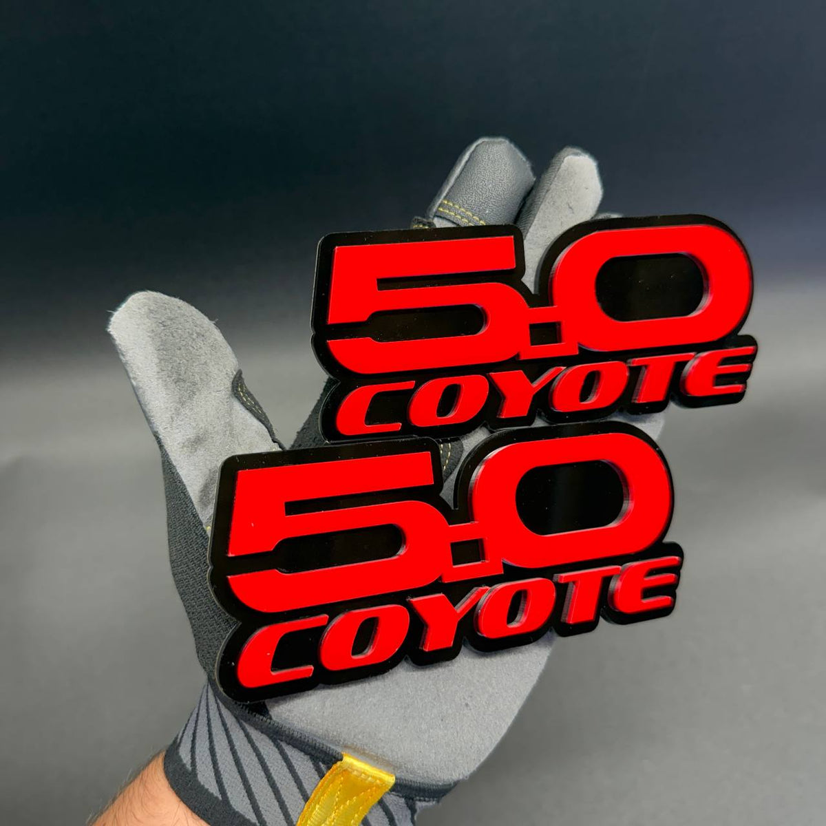 5.0 Coyote custom fender emblem for Ford Mustang and F-150