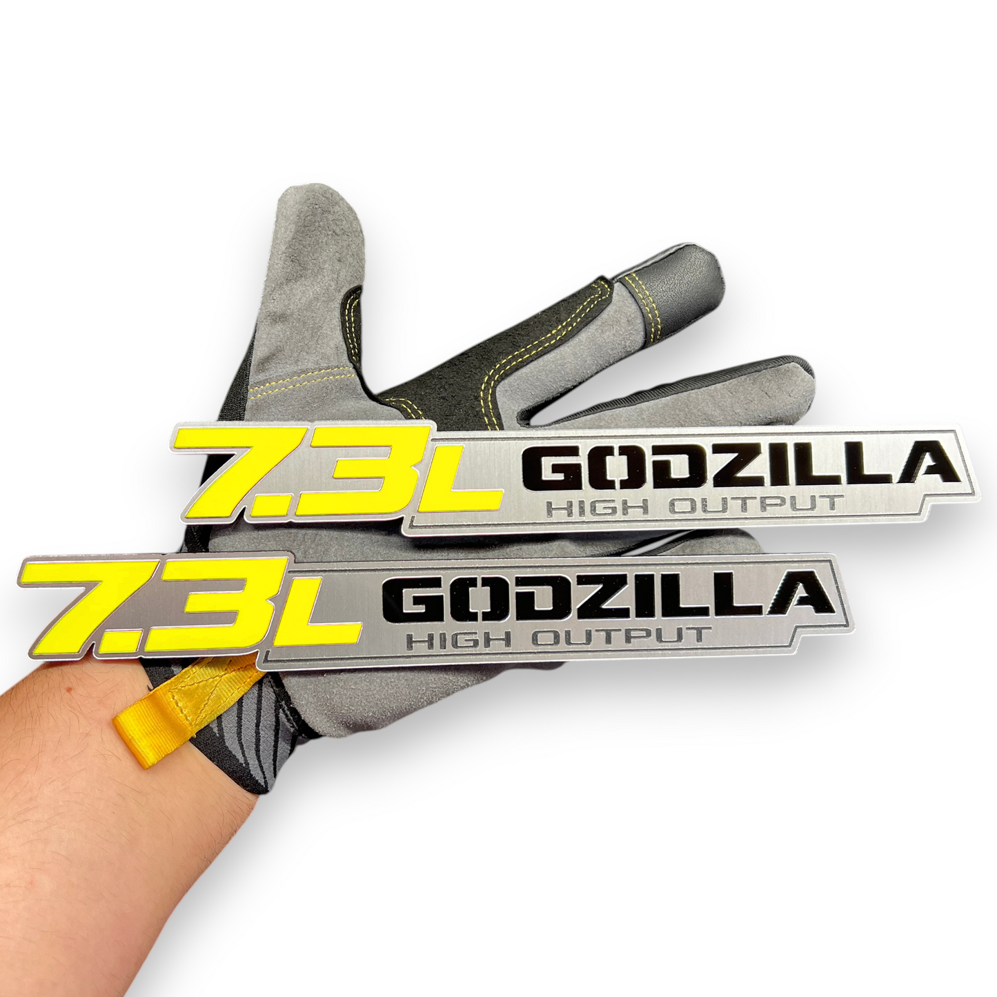 Ford F250 F350 7.3L Godzilla acrylic badge custom nameplate emblem