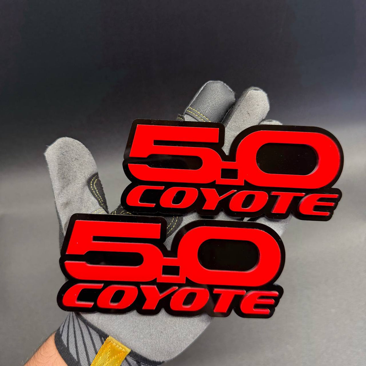1. 5.0 Coyote exterior badge decal for Ford Mustang and F-150