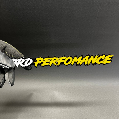 Ford Performance premium laser engraved automotive bad