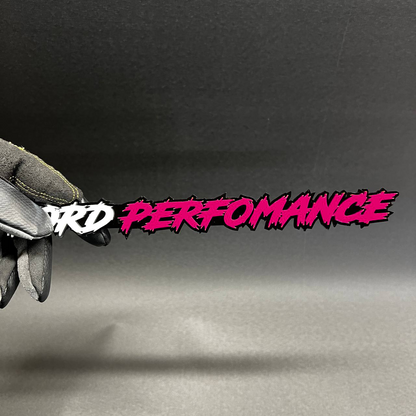 Ford Performance custom acrylic badge for Ford truck exterior