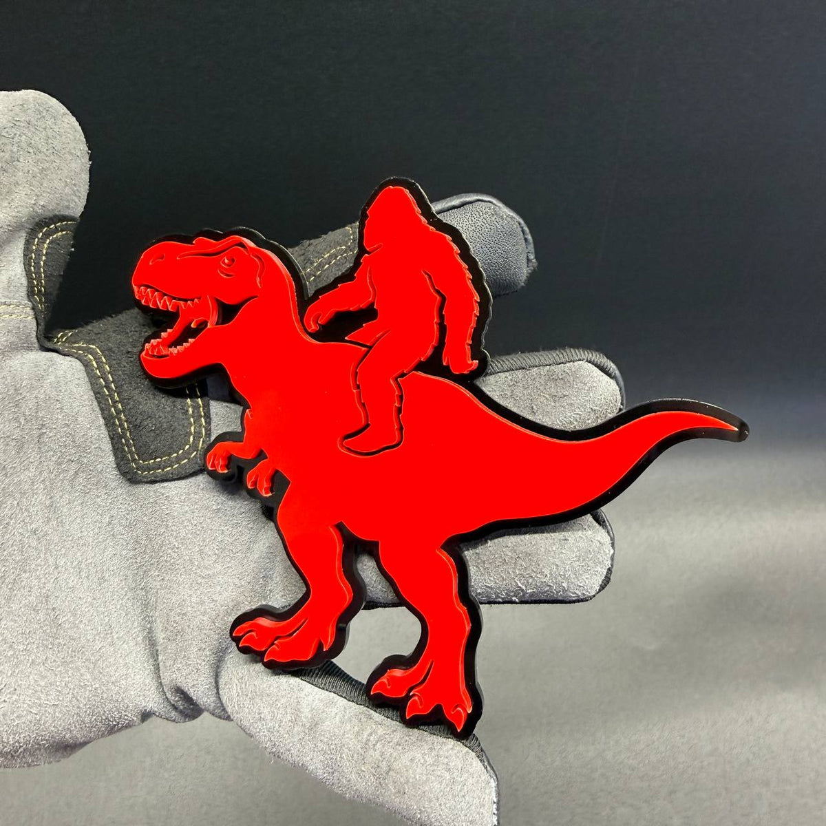 Bronco Sasquatch dinosaur automotive emblem for Raptor fender and exterior trim