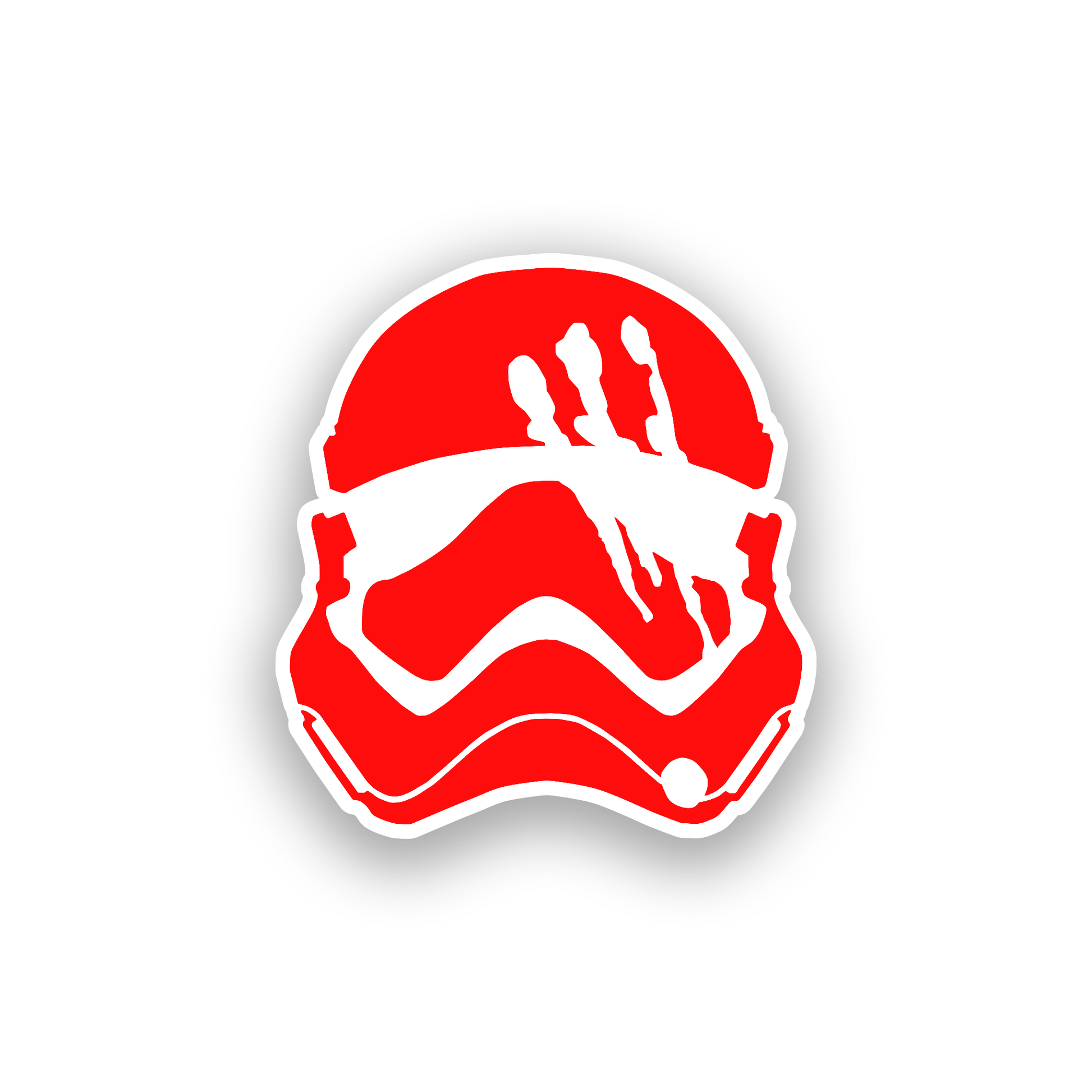 Laser engraved Star Wars inspired badge for car exterior decoration