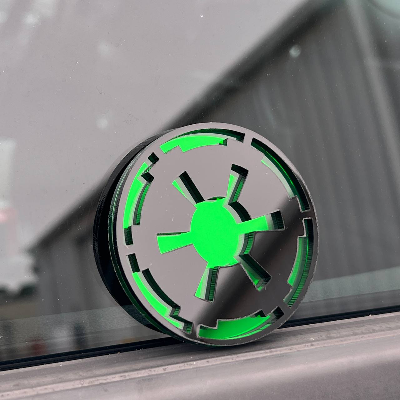 galactic republic green emblem jeep tailgate offroad badge