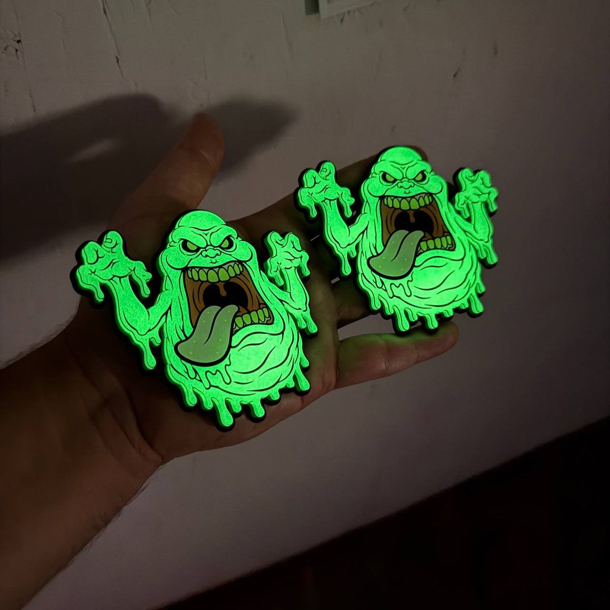 Halloween ghost glow in the dark car fender badge for Ford truck and SUV
