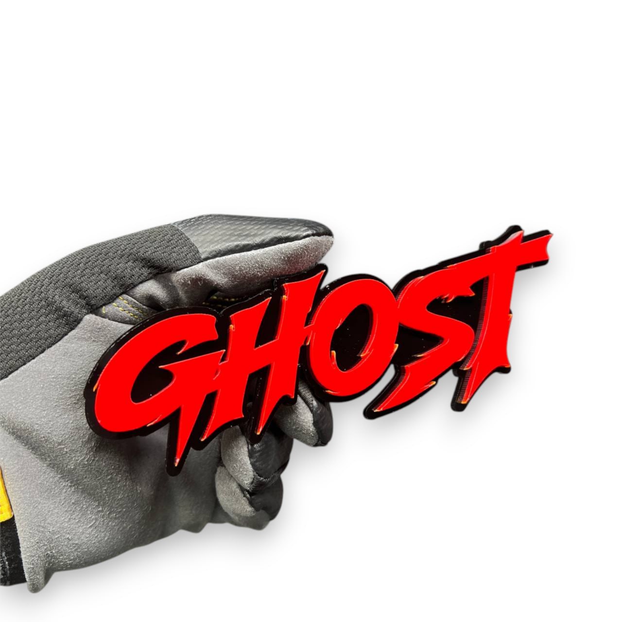 Ghost custom acrylic hood badge for Mustang muscle car styling