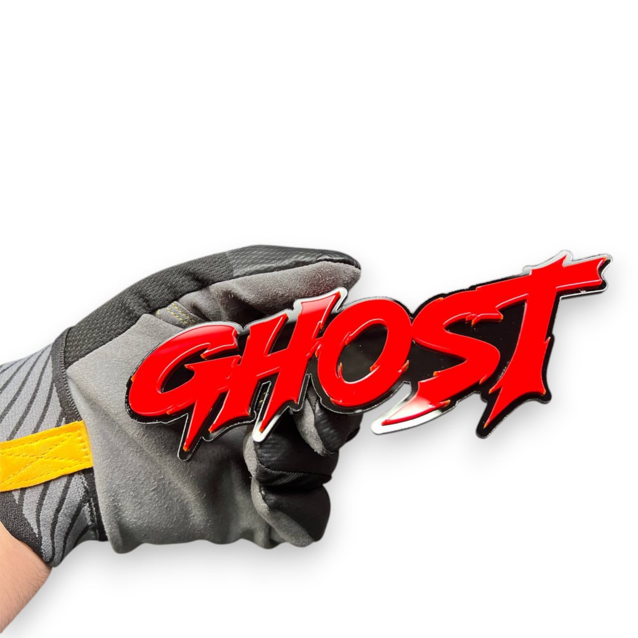 Ghost sharp font acrylic car badge emblem for Ford F150 truck