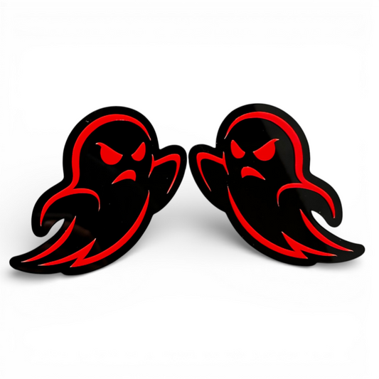 spooky ghost car emblem for muscle car exterior styling upgrade