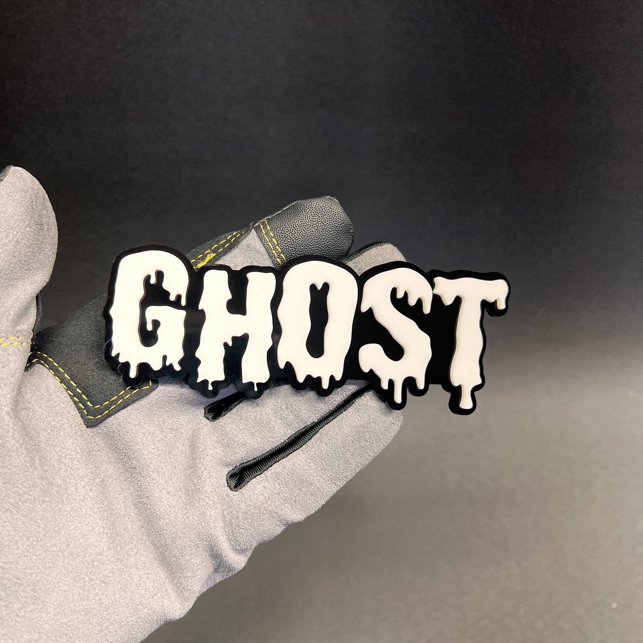 Ghost truck badge exterior sticker for fender tailgate or rear panel