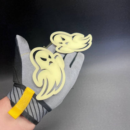 GHOST GLOW in DARK  Car Badge Fender Emblem Exterior Decal One Layer