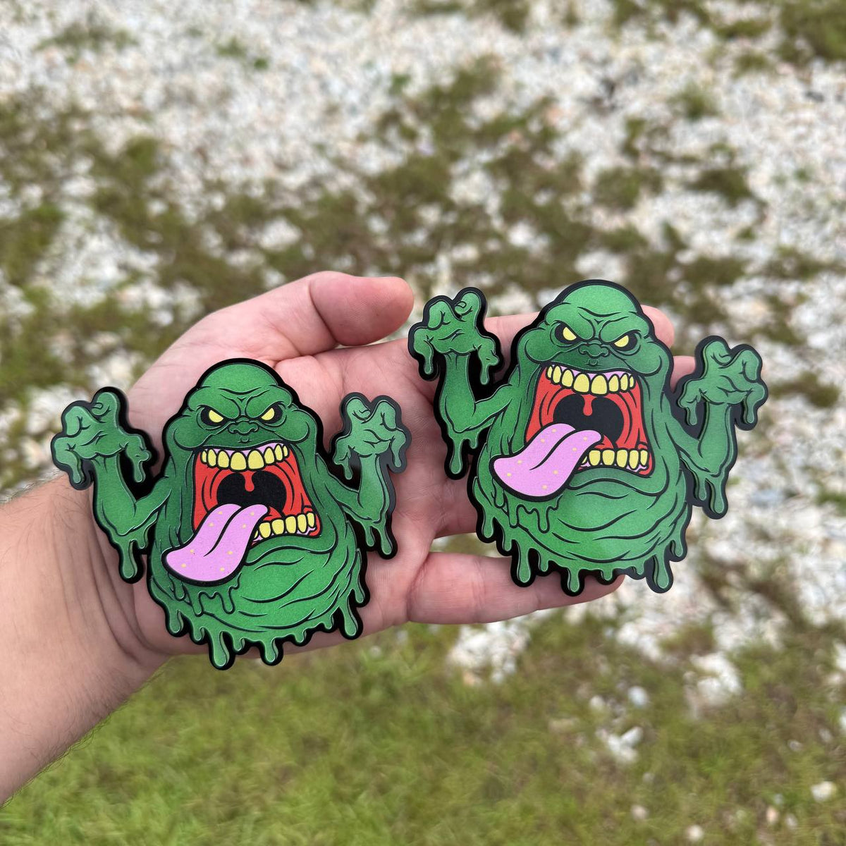 Glowing slime ghost auto emblem for Toyota Tacoma Tundra and 4Runner