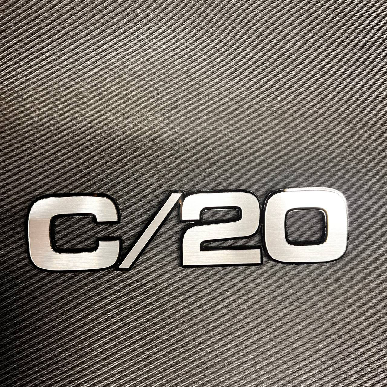 Classic Chevy GMC truck C/20 badge for fender or exterior custom upgrade