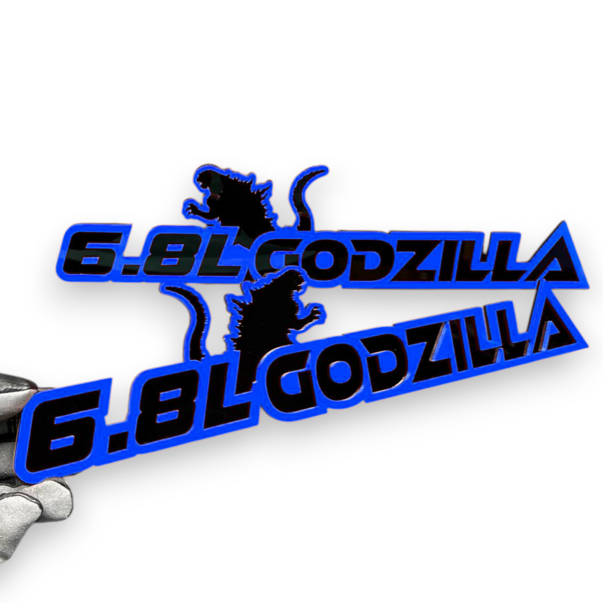 6.8L Godzilla dinosaur badge for Ford truck  fender