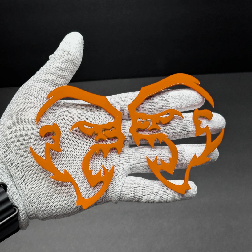 ape outline badge on Chevy Silverado GMC Sierra truck