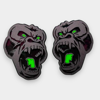 red accent gorilla badge on Toyota Tundra Tacoma truck