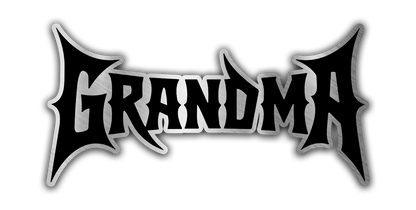 GRANDMA engraved car badge fender emblem in brushed silver and black, custom automotive exterior decal for cars and trucks
