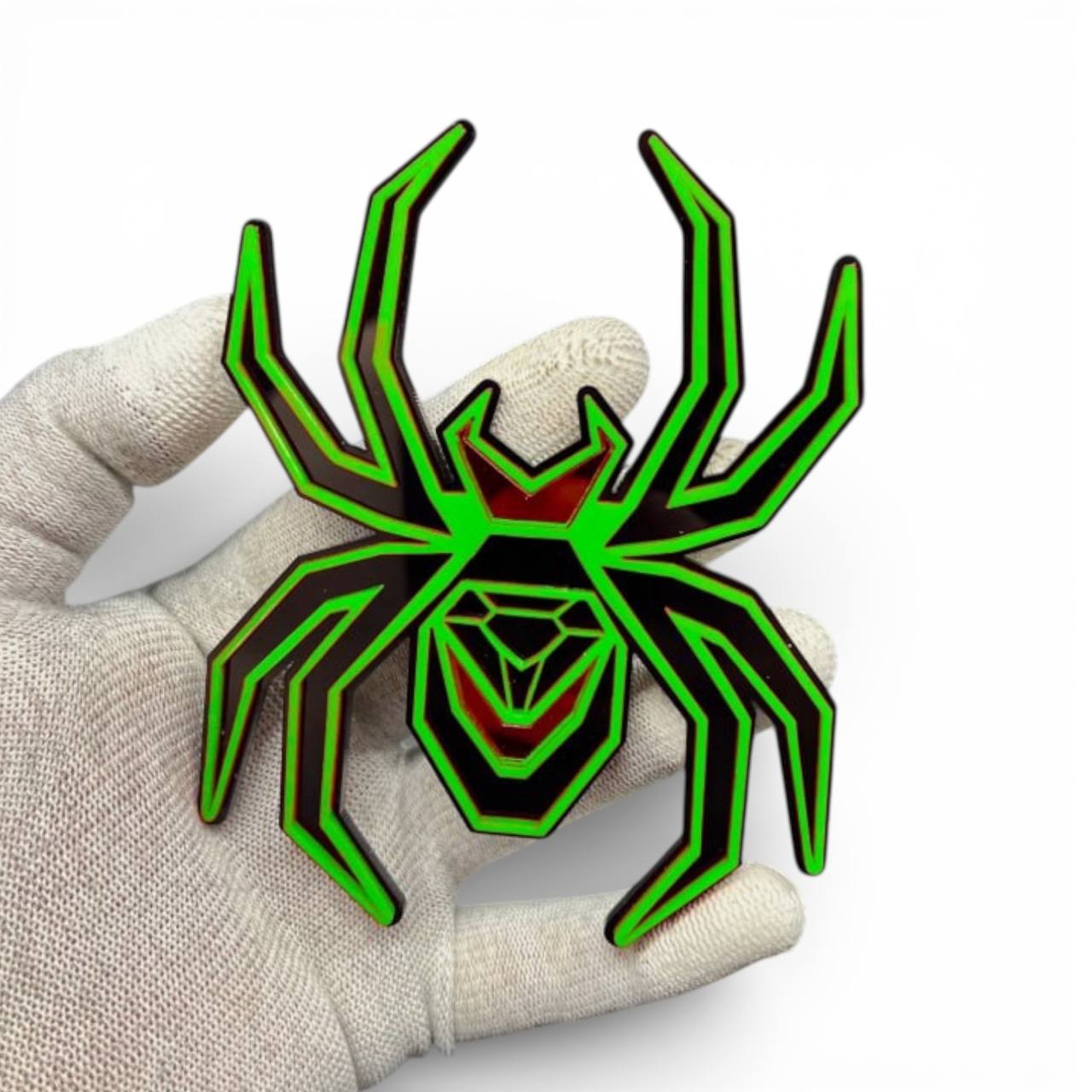Spider Black Widow Car Badge Custom Acrylic 3D car Emblem Sport Off-road 4x4 Truck