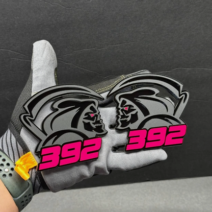 Aftermarket 392 Angry Reaper emblem pair for car truck SUV Jeep builds