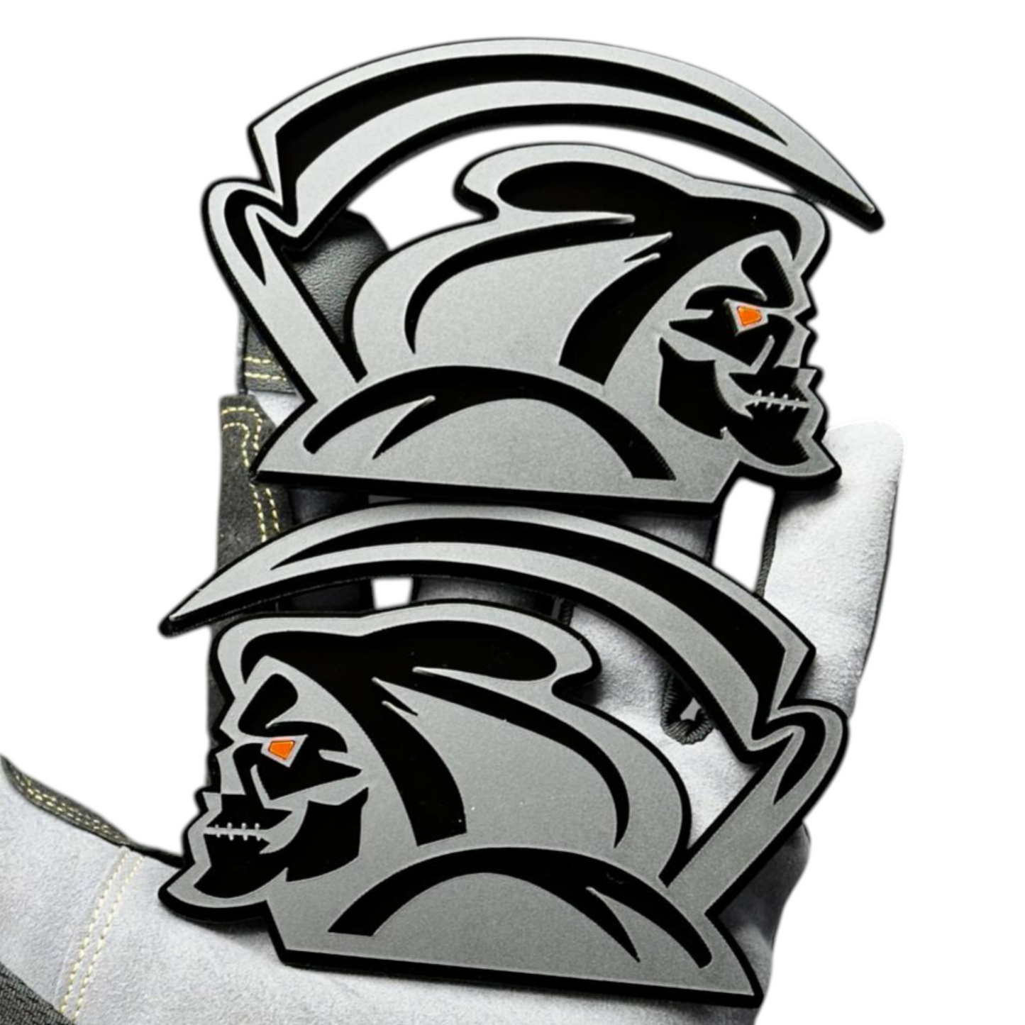 Ford F150 custom Reaper logo grille badge