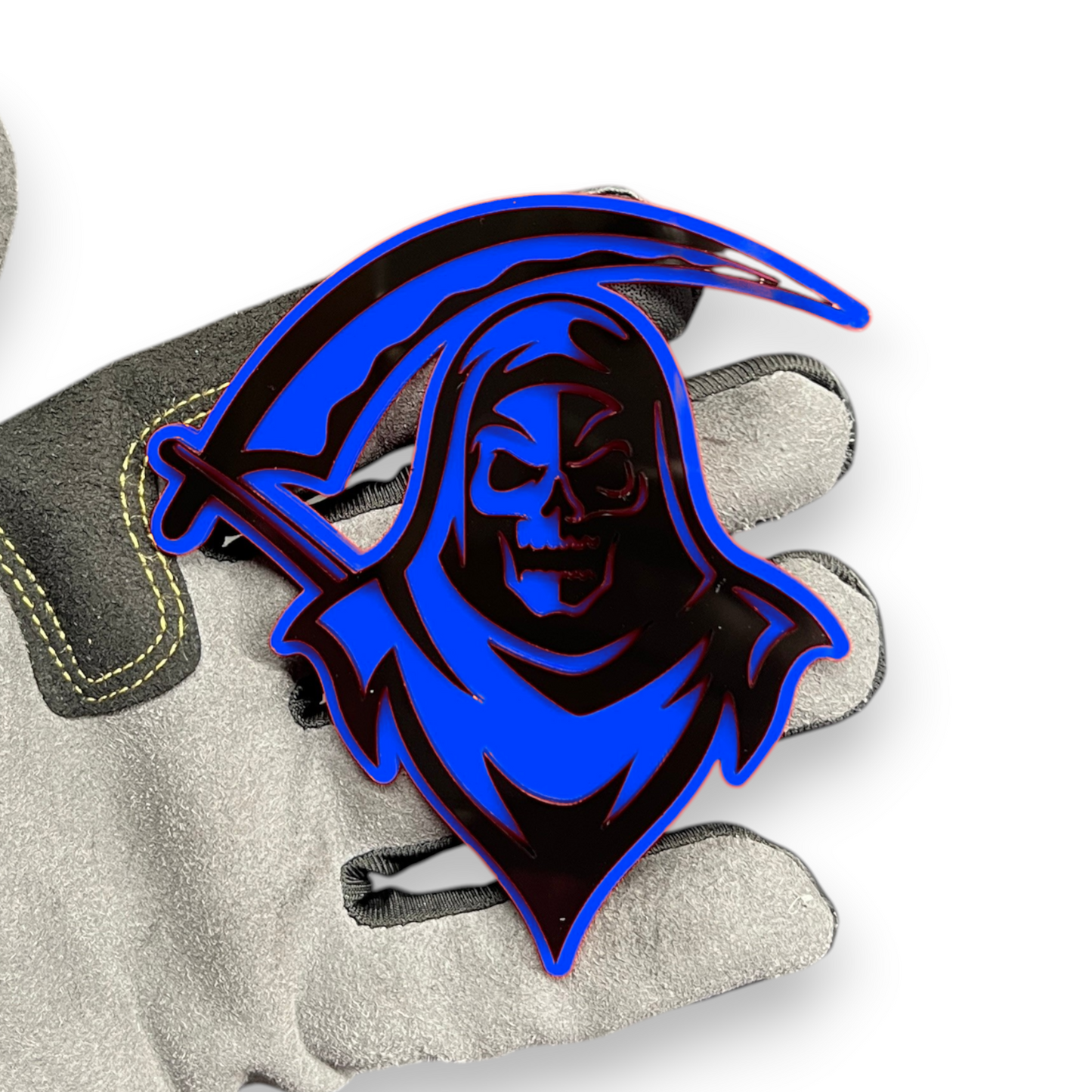 Dark Skull car truck side emblem for custom aftermarket exterior styling