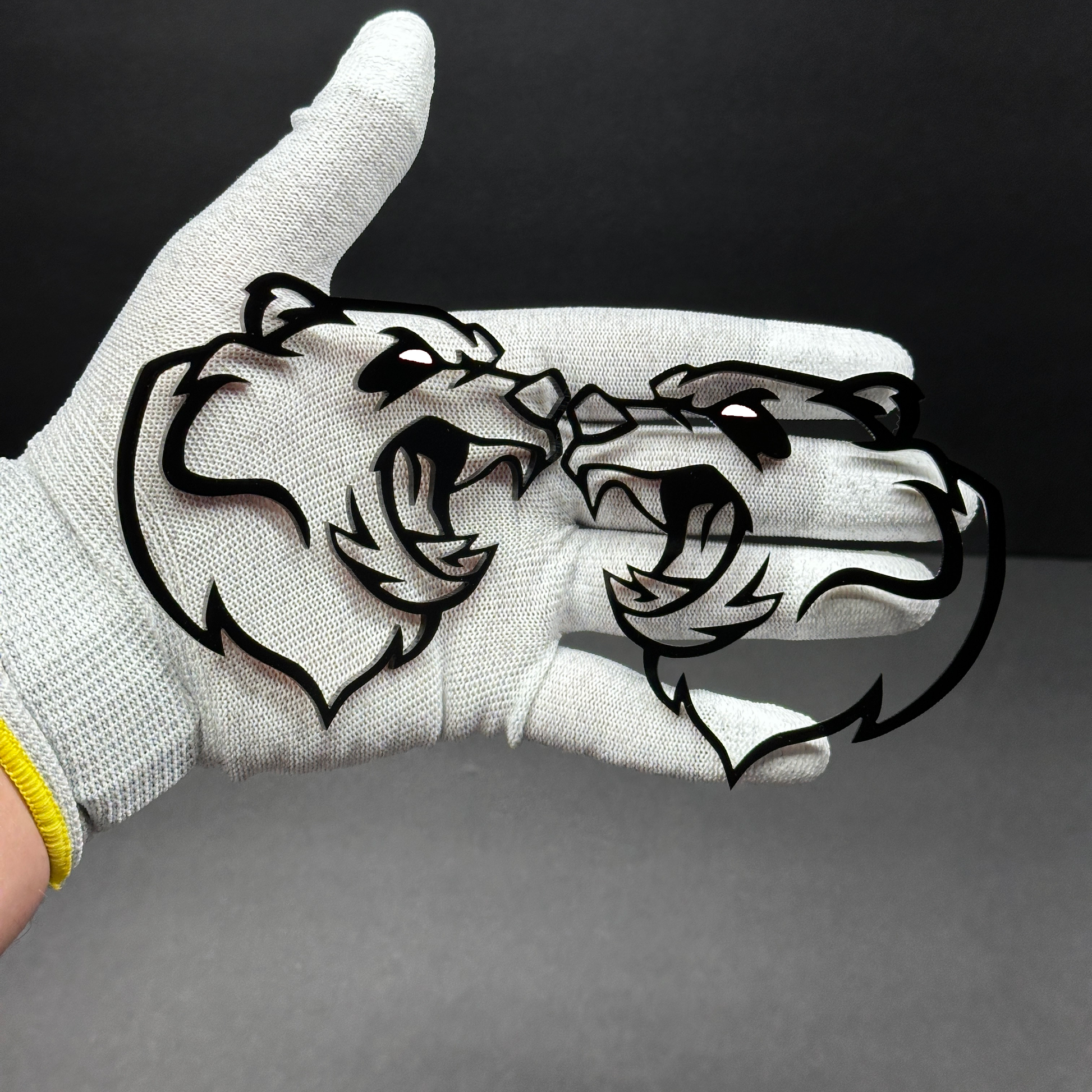 Aftermarket Bear emblem pair for car truck SUV Jeep and off-road vehicle builds