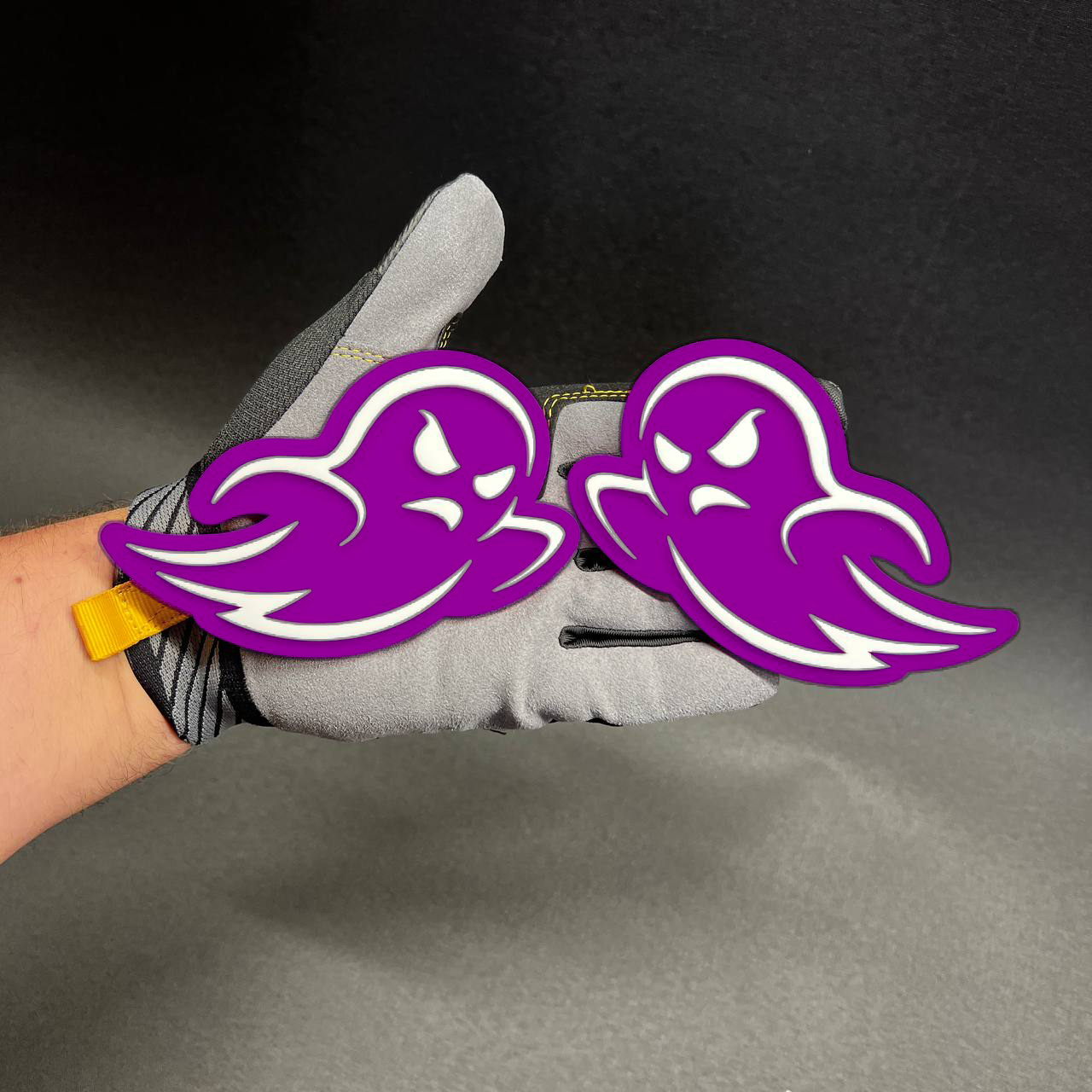 Acrylic ghost Car Badge Fender Emblem for Chevy Silverado, custom truck decal accessory.