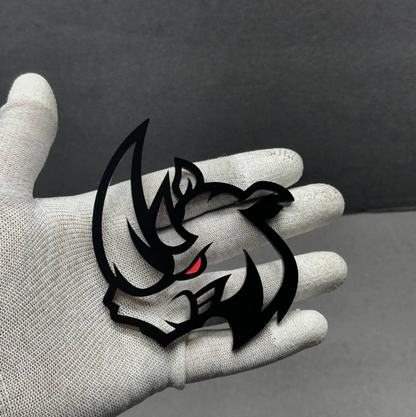 Hell Rhino Red Eye car badge fender emblem for Ford, Dodge, RAM, Jeep, Chevy and GMC vehicles
