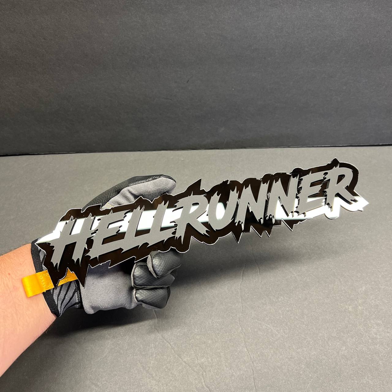 Performance inspired custom text badge for pickup truck accessories