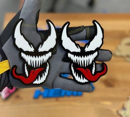 venom style badge on Chevy Silverado GMC Sierra truck exterior