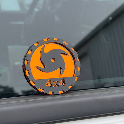 hurricane rated emblem for jeep jl jk fender offroad trail styling