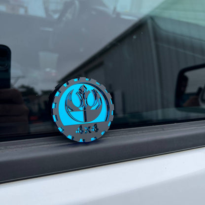 Starwars rebel emblem jeep hood decal offroad design