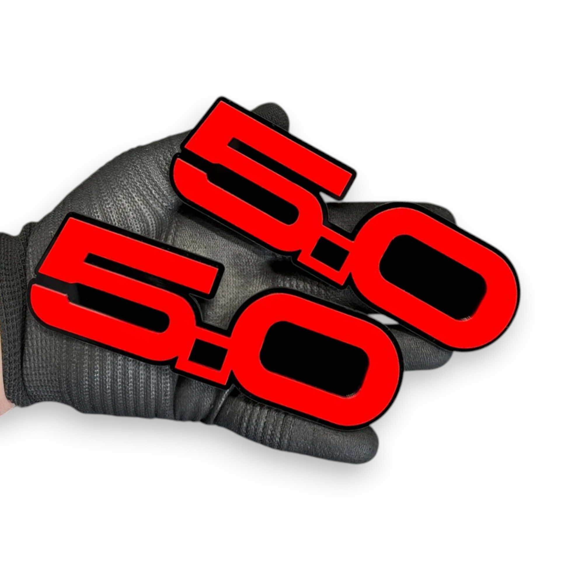5.0 badge on jeep wrangler offroad performance vehicle