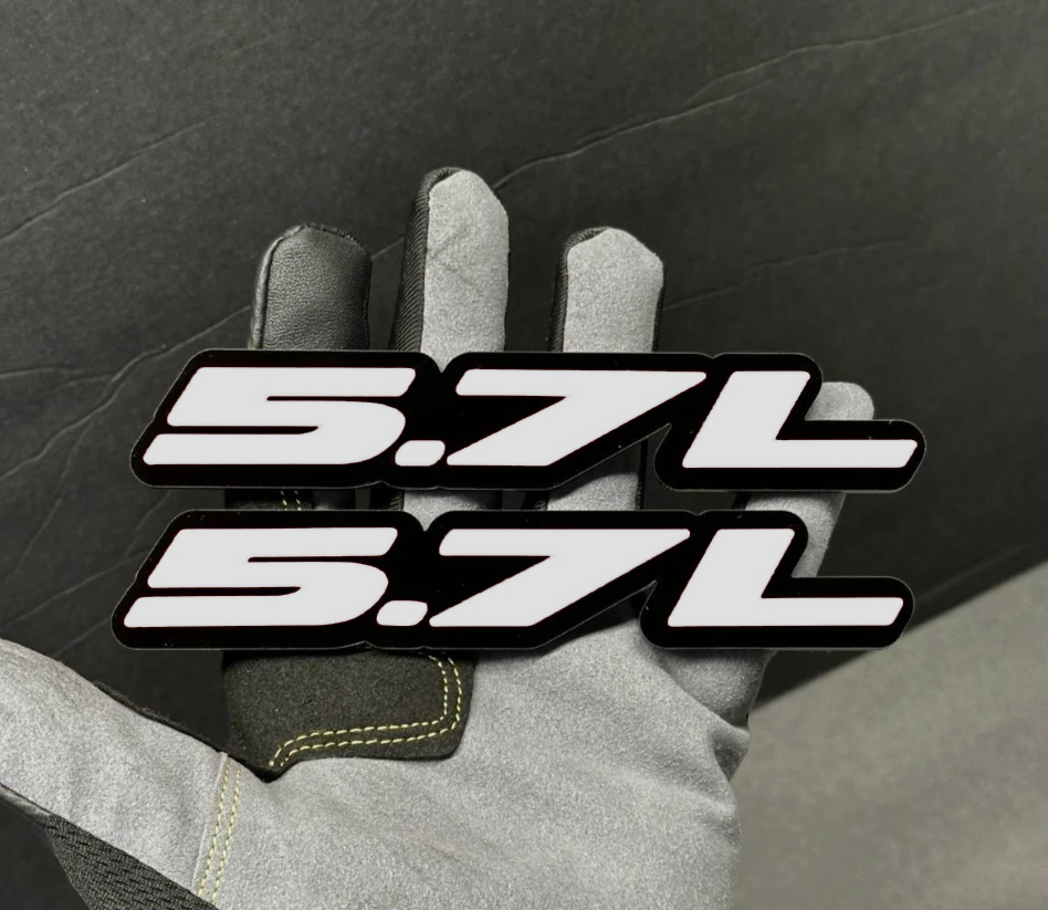 5.7L badge for truck and SUV performance builds