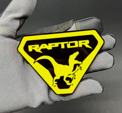 aggressive dinosaur emblem on Dodge RAM truck performance build