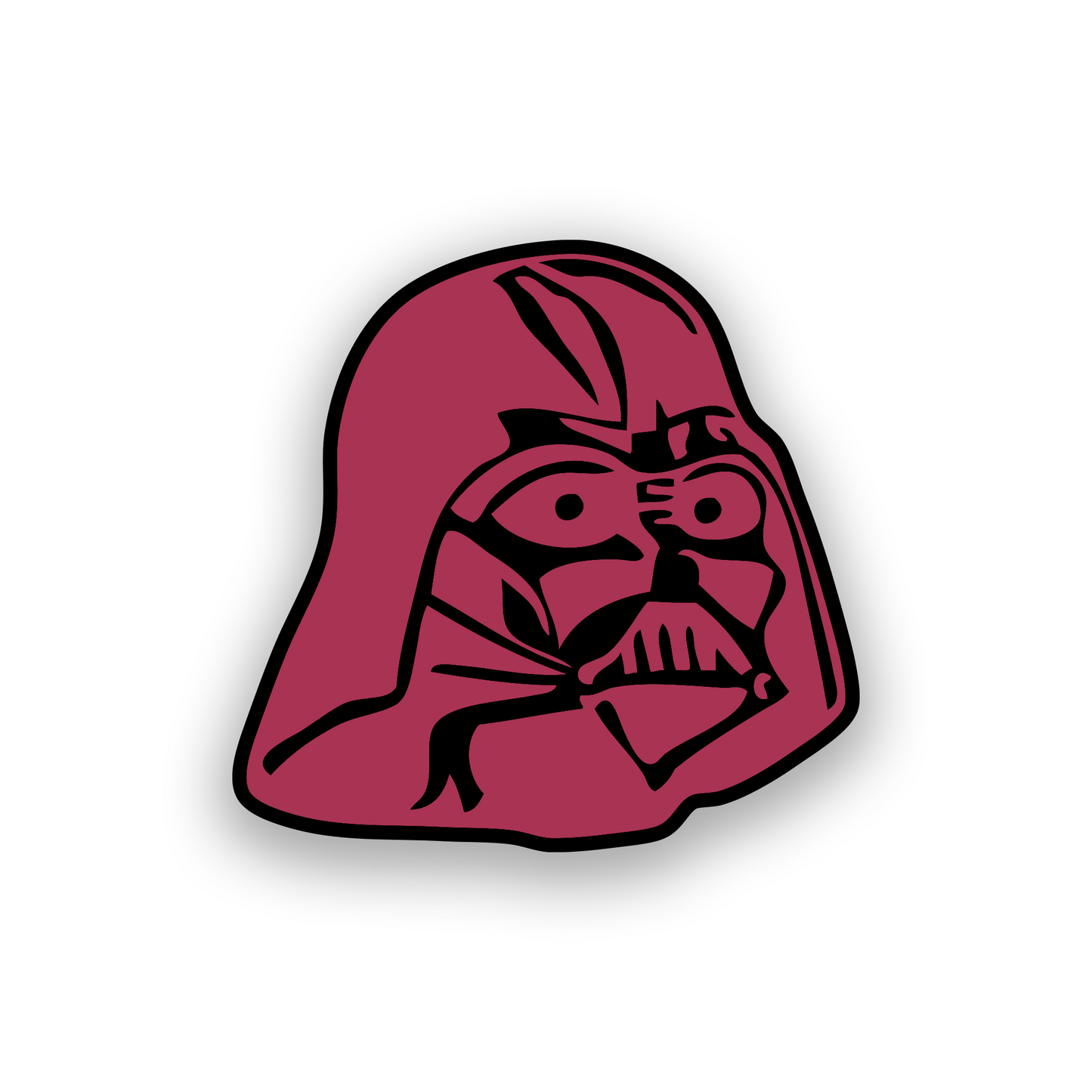 Engraved sci fi helmet vehicle badge for personalized car or truck styling
