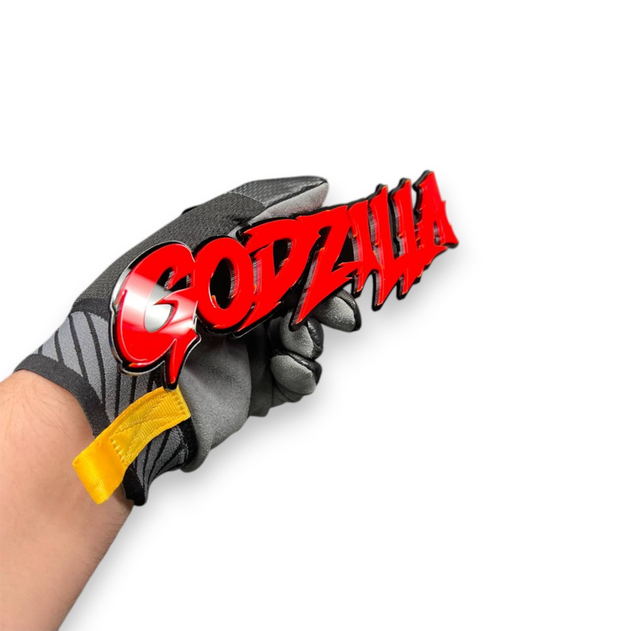 Aggressive Godzilla lettering emblem for RAM 1500 offroad truck